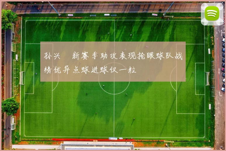 孙兴慜新赛季助攻表现抢眼球队战绩优异点球进球仅一粒